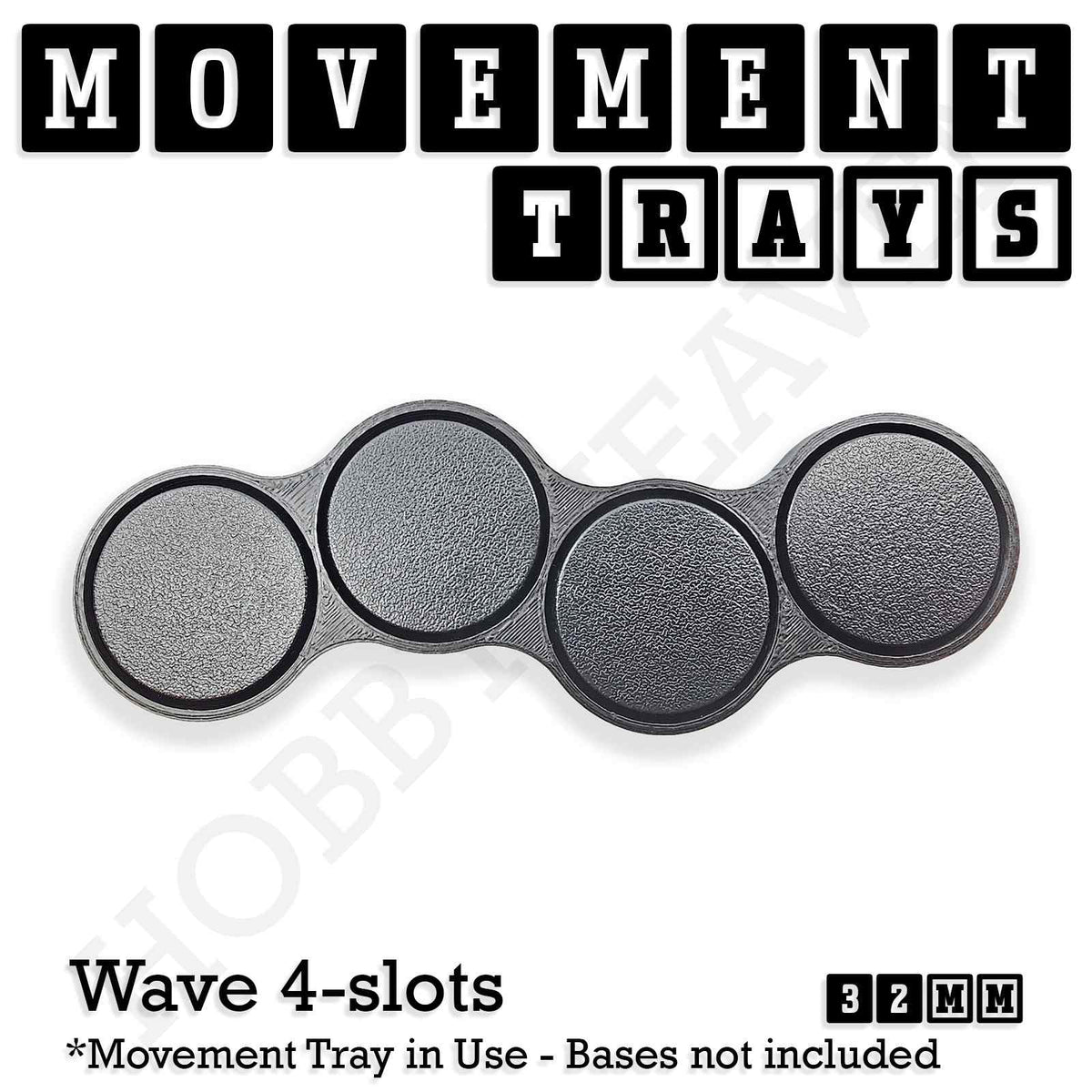 32mm Movement Trays for Tabletop Games | Compatible with Popular Miniatures | Full Range