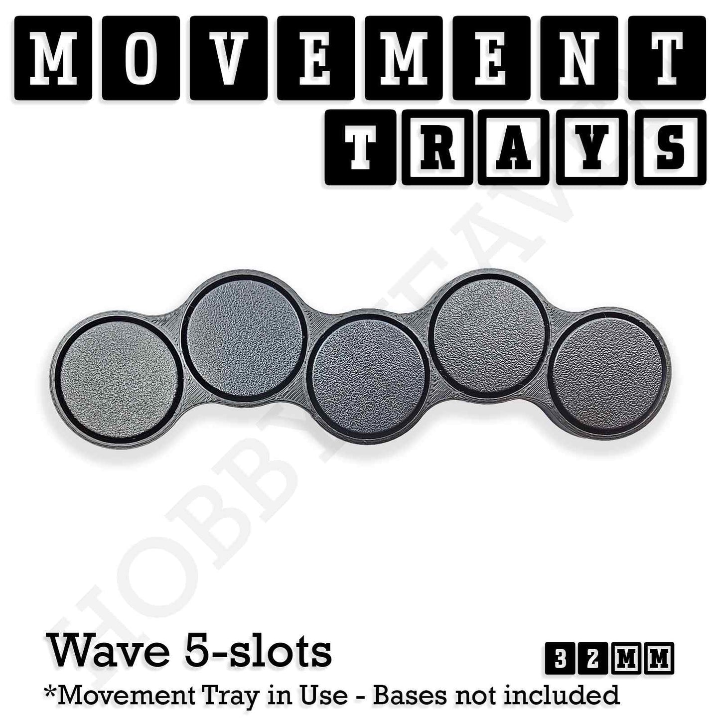 32mm Movement Trays for Tabletop Games | Compatible with Popular Miniatures | Full Range