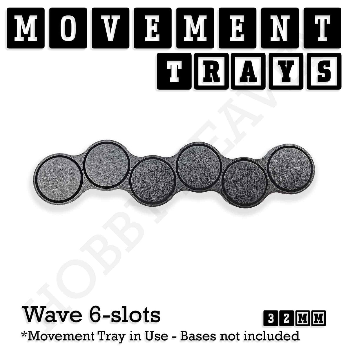 32mm Movement Trays for Tabletop Games | Compatible with Popular Miniatures | Full Range