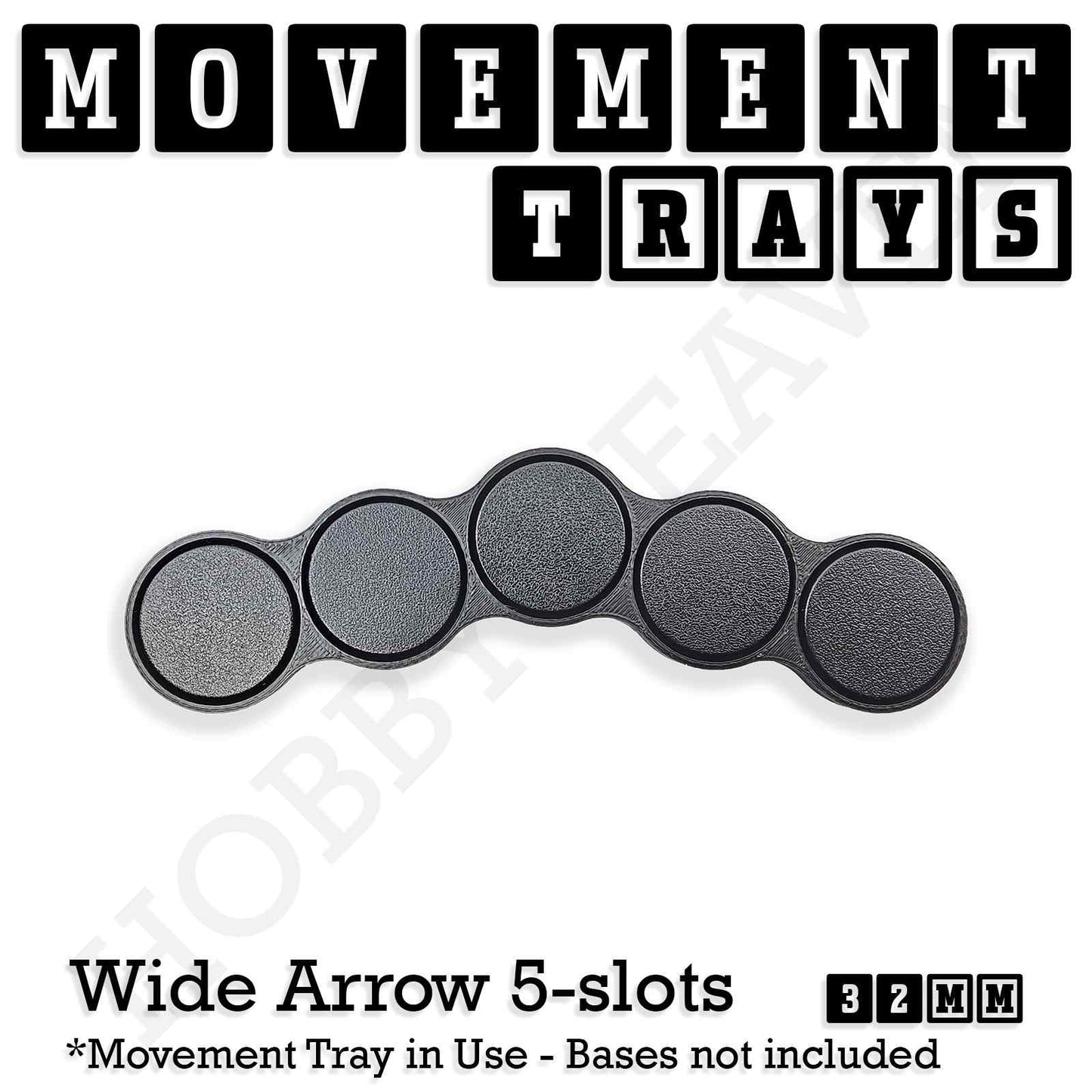 32mm Movement Trays for Tabletop Games | Compatible with Popular Miniatures | Full Range