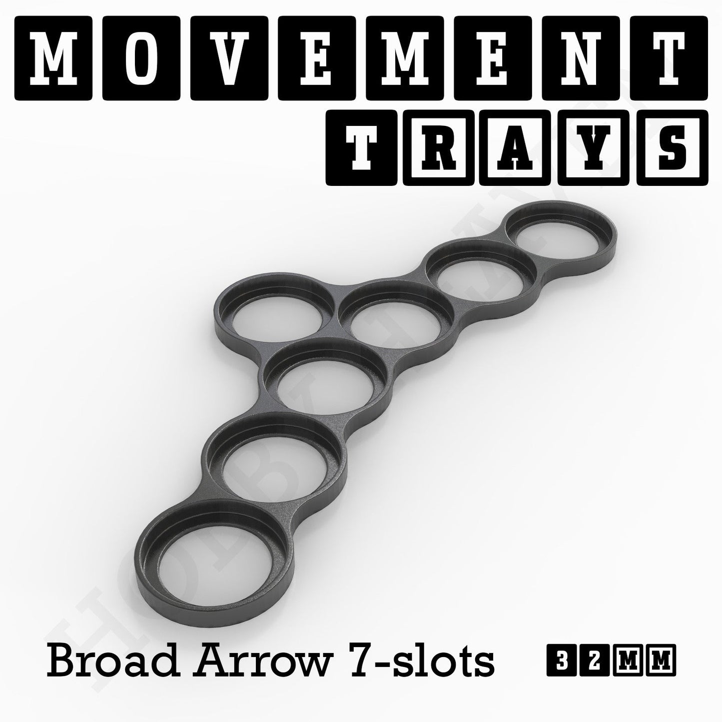 32mm Movement Trays for Tabletop Games | Compatible with Popular Miniatures | Full Range