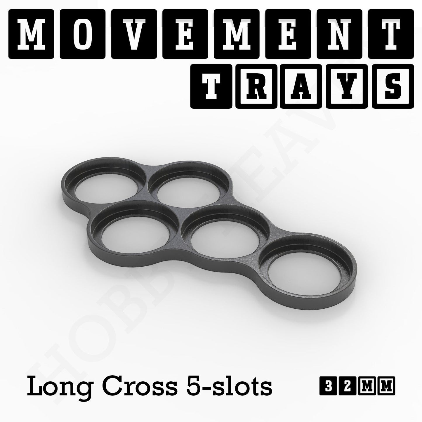 32mm Movement Trays for Tabletop Games | Compatible with Popular Miniatures | Full Range