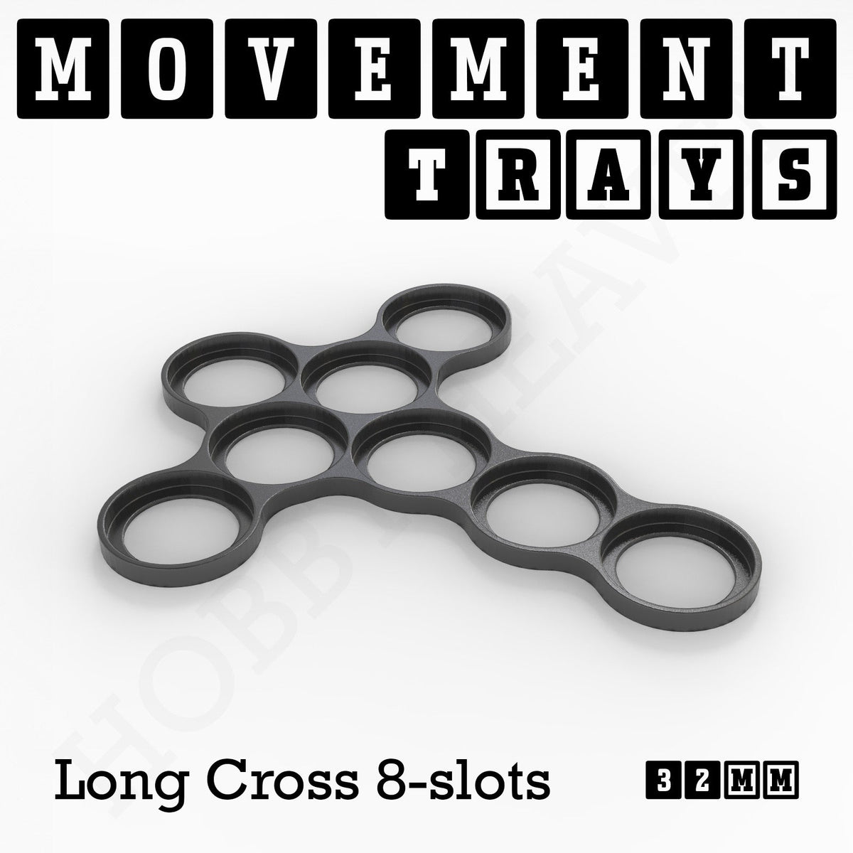 32mm Movement Trays for Tabletop Games | Compatible with Popular Miniatures | Full Range
