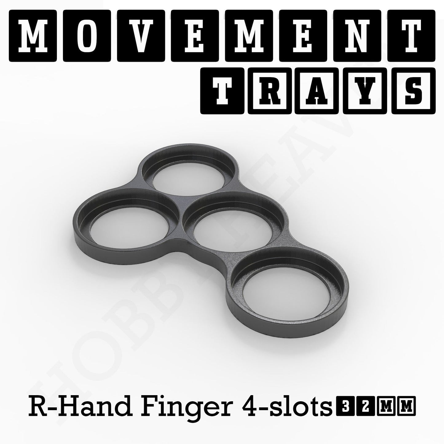 32mm Movement Trays for Tabletop Games | Compatible with Popular Miniatures | Full Range