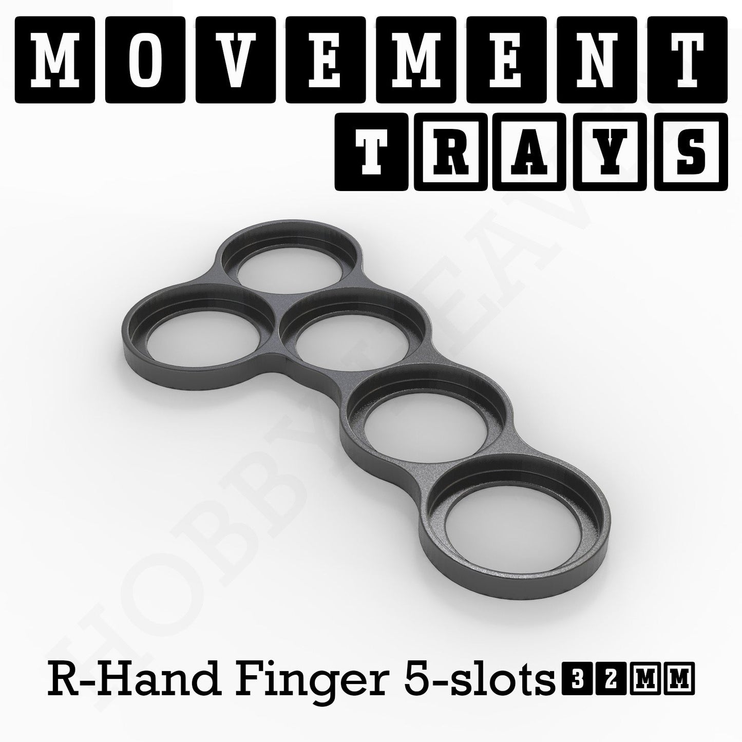 32mm Movement Trays for Tabletop Games | Compatible with Popular Miniatures | Full Range