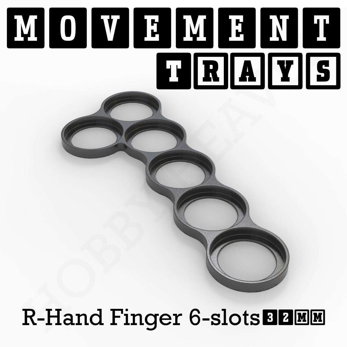 32mm Movement Trays for Tabletop Games | Compatible with Popular Miniatures | Full Range