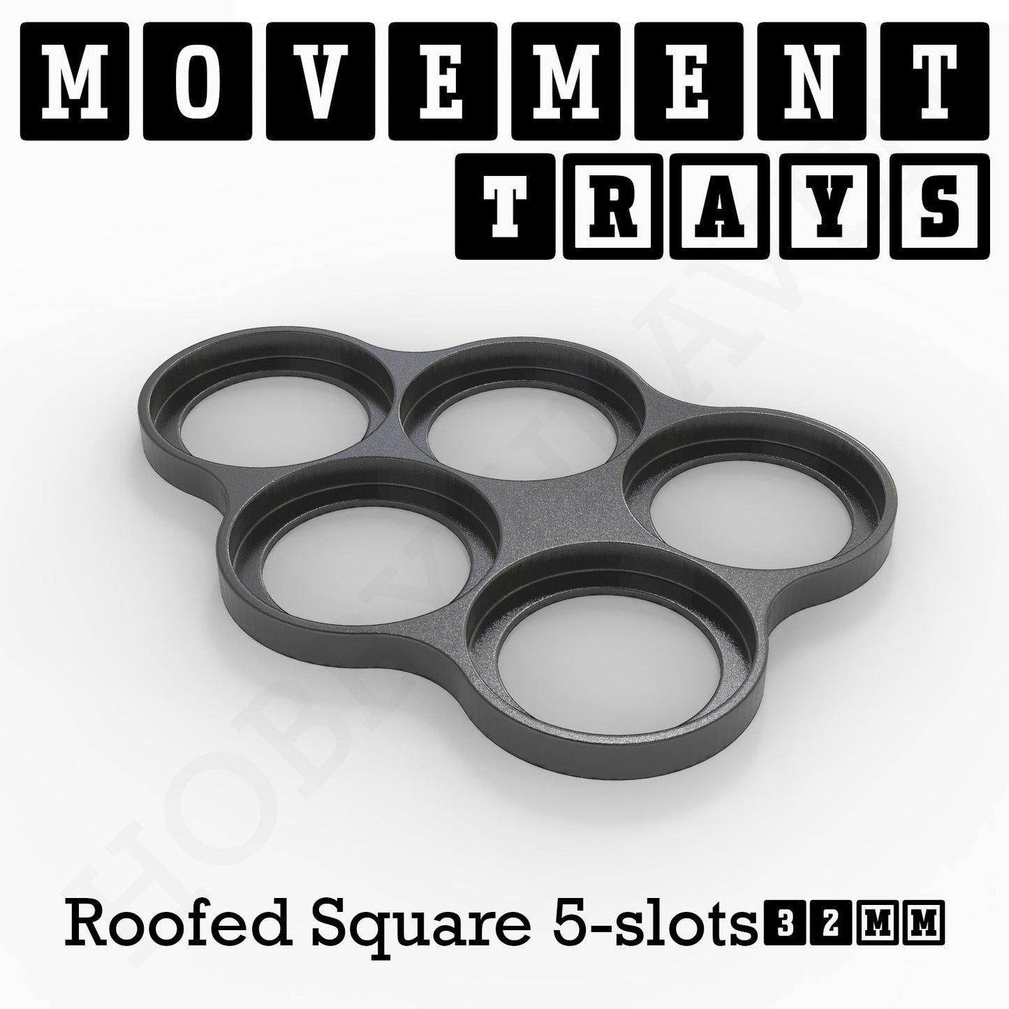 32mm Movement Trays for Tabletop Games | Compatible with Popular Miniatures | Full Range