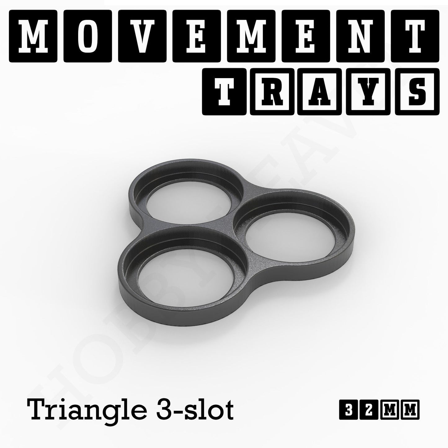 32mm Movement Trays for Tabletop Games | Compatible with Popular Miniatures | Full Range