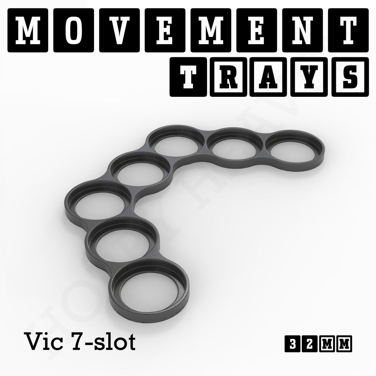 32mm Movement Trays for Tabletop Games | Compatible with Popular Miniatures | Full Range
