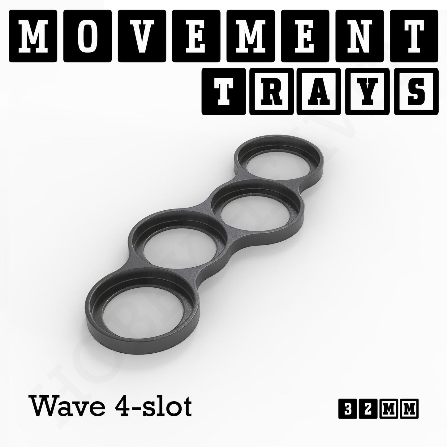 32mm Movement Trays for Tabletop Games | Compatible with Popular Miniatures | Full Range