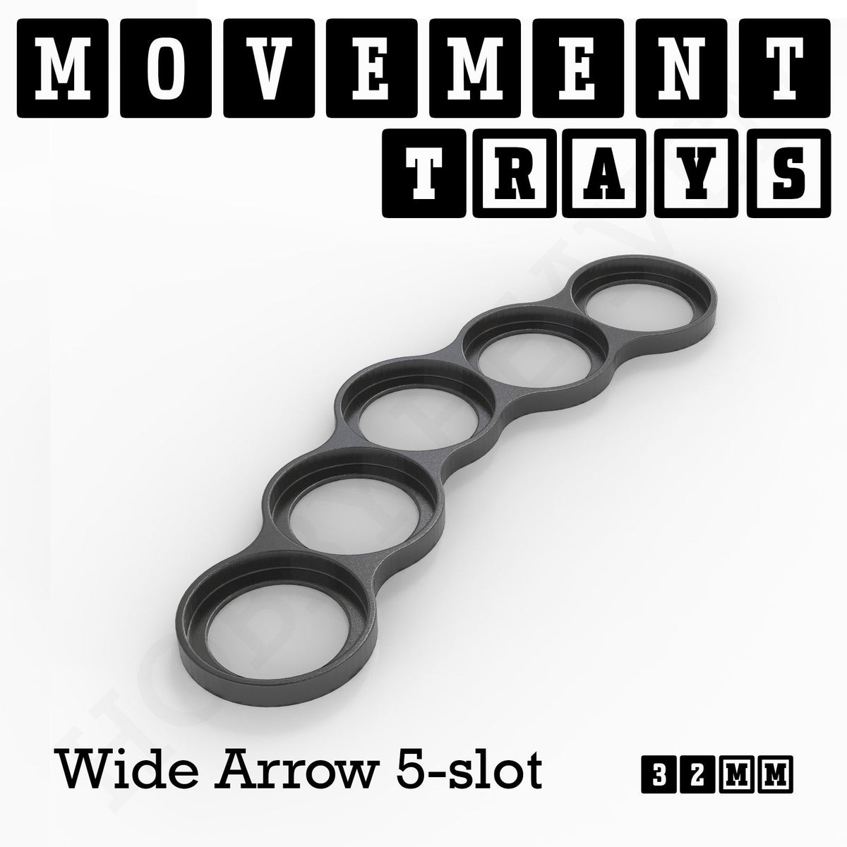 32mm Movement Trays for Tabletop Games | Compatible with Popular Miniatures | Full Range