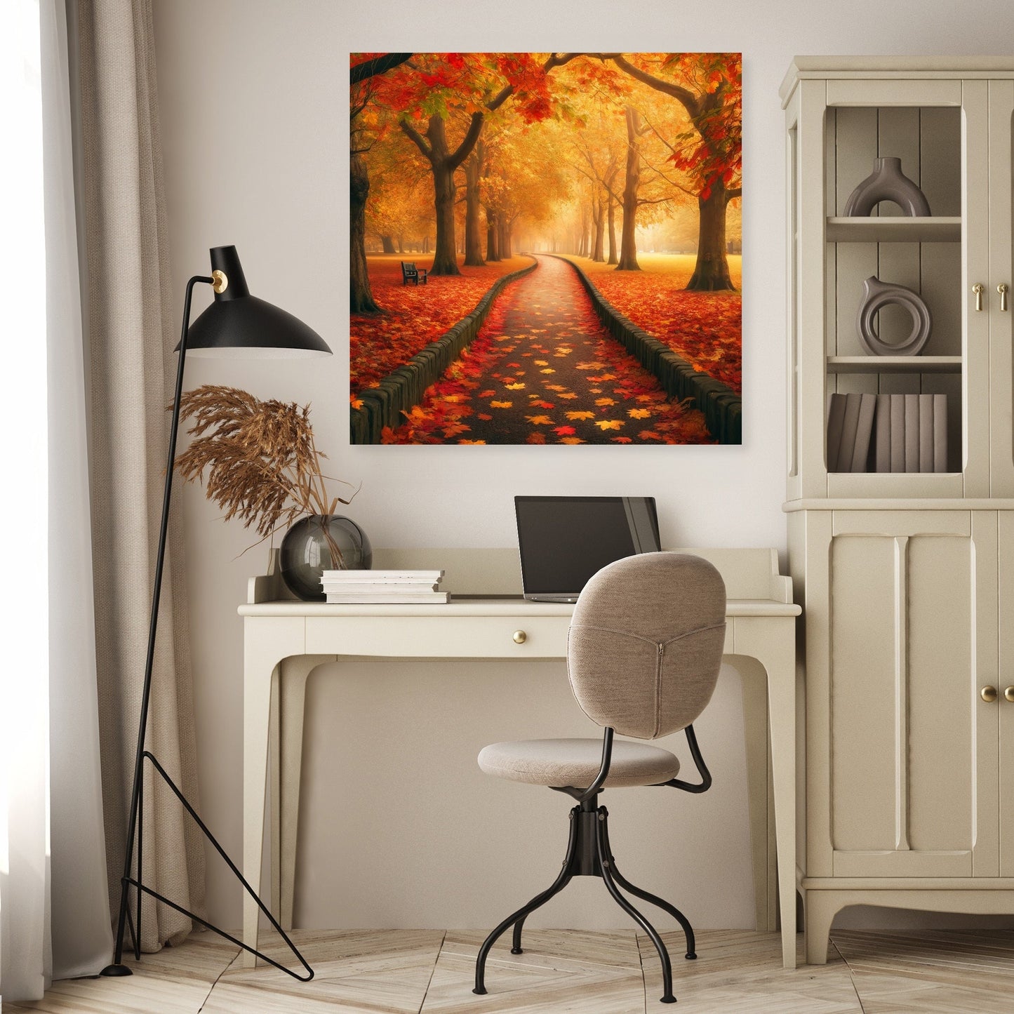 Autumn Pathway Serenity Canvas