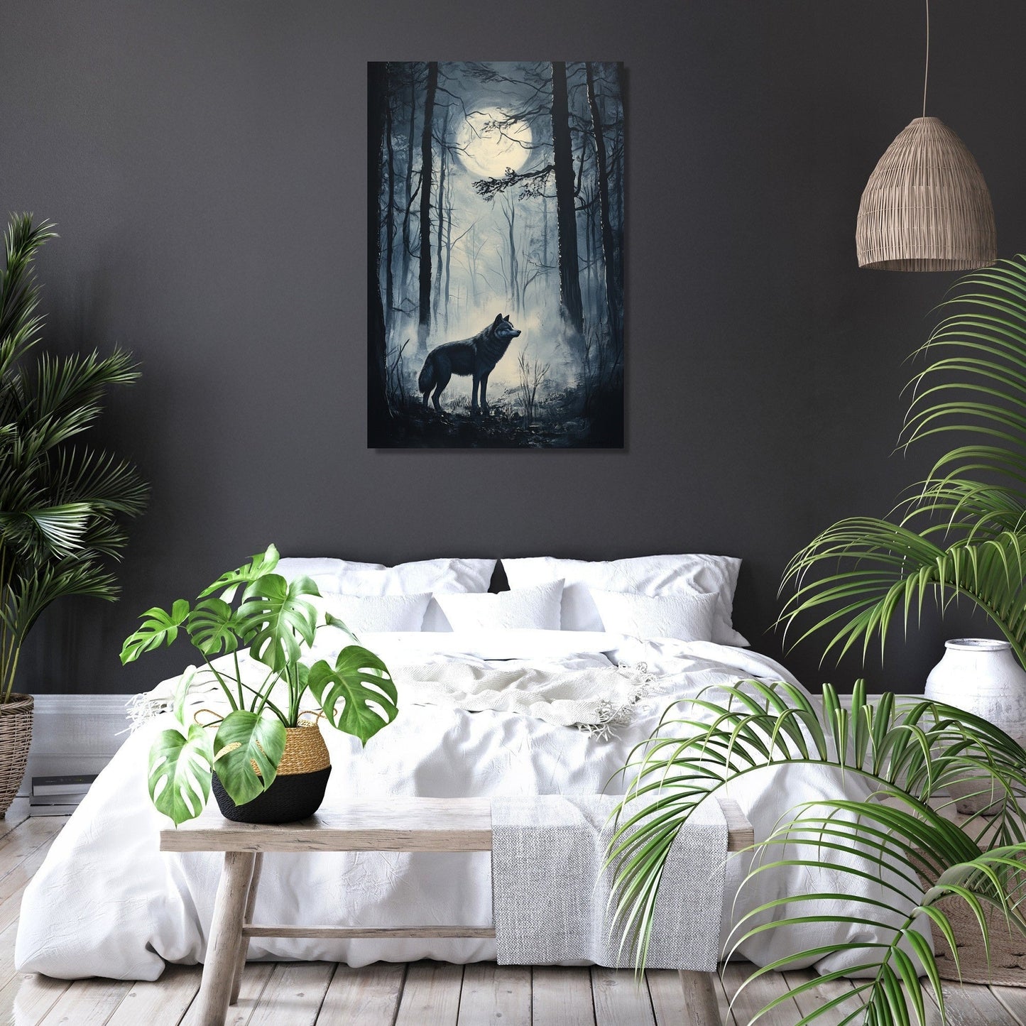 Lunar Serenade Canvas