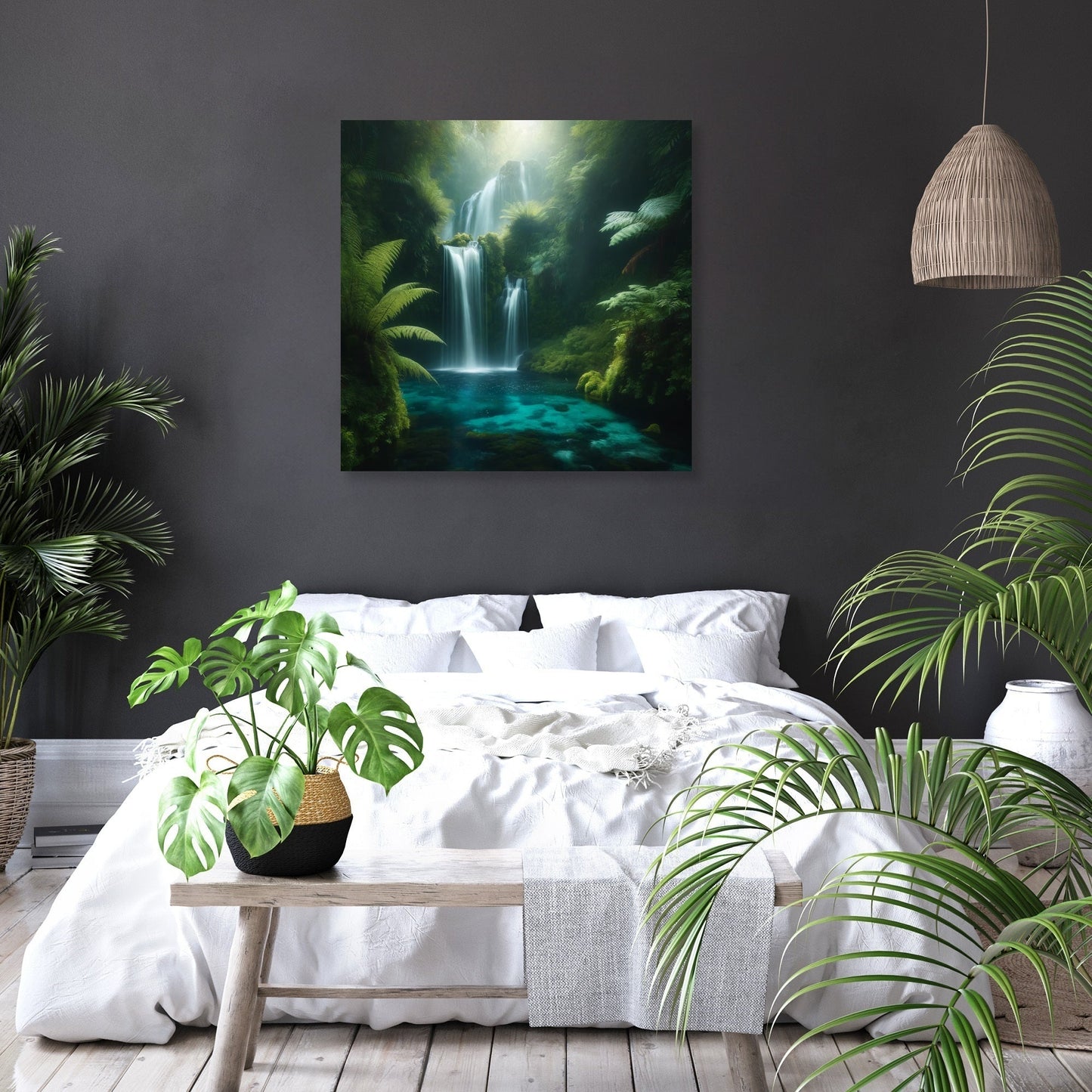 Hidden Waterfall Canvas