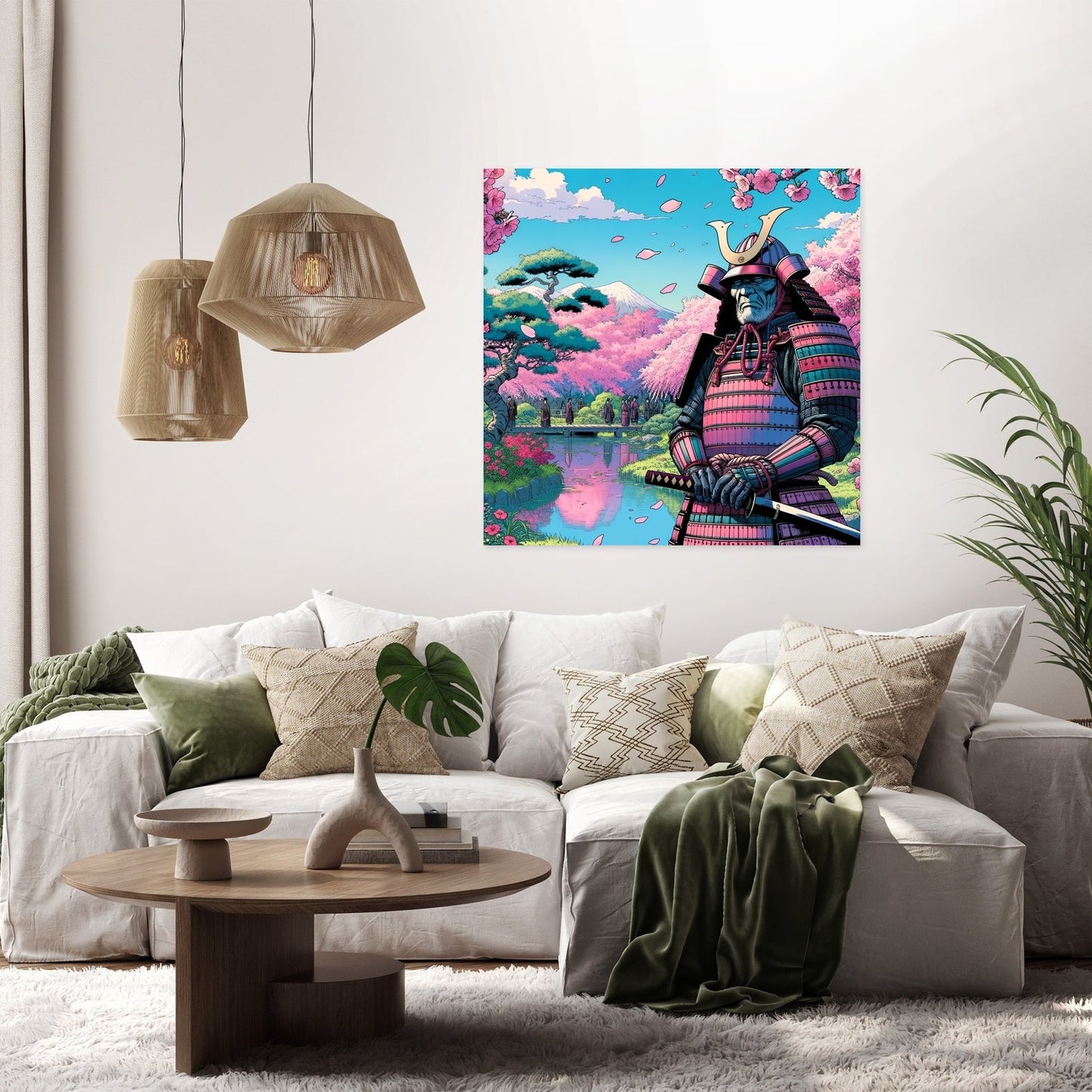 Blossom Warrior Canvas