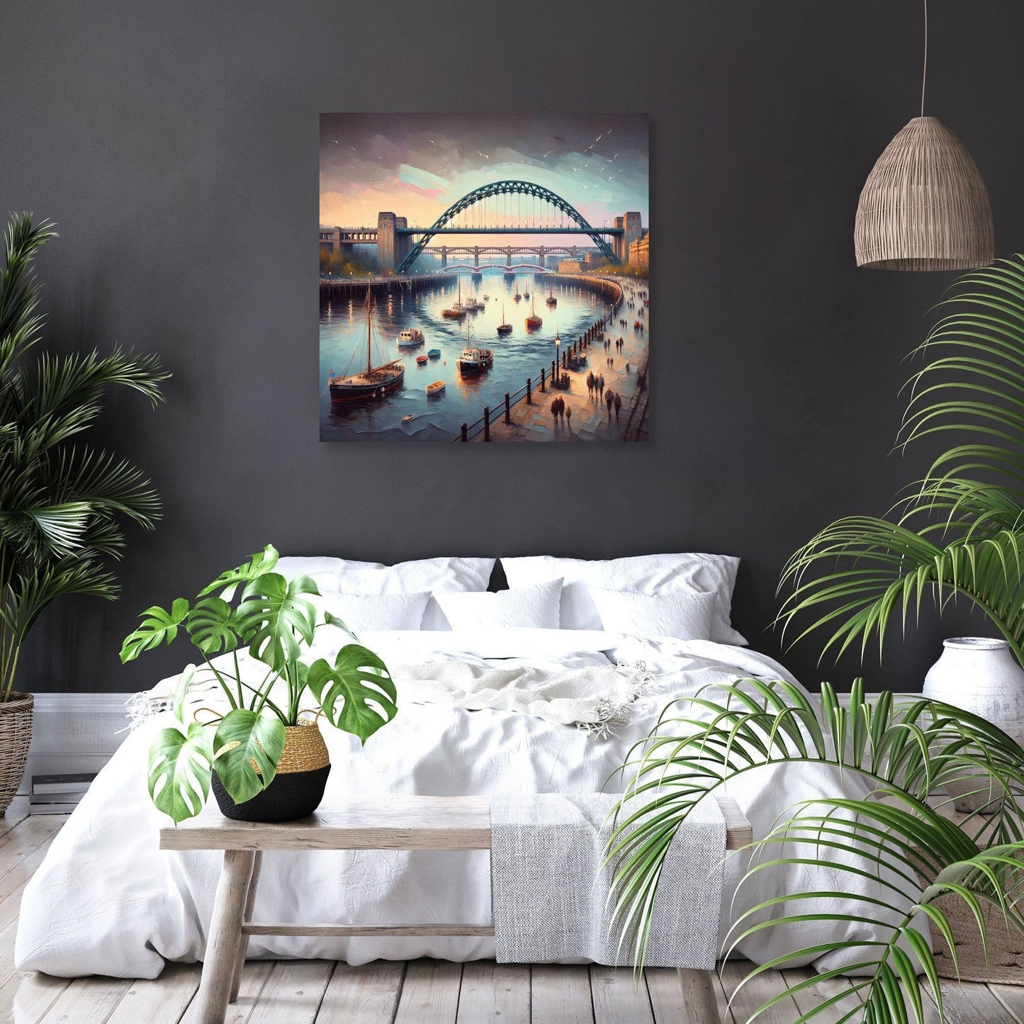 Newcastle Quayside Serenity Canvas