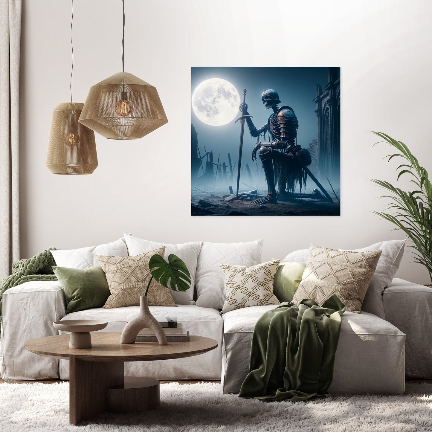 Guardian of the Forgotten Battlefield Canvas