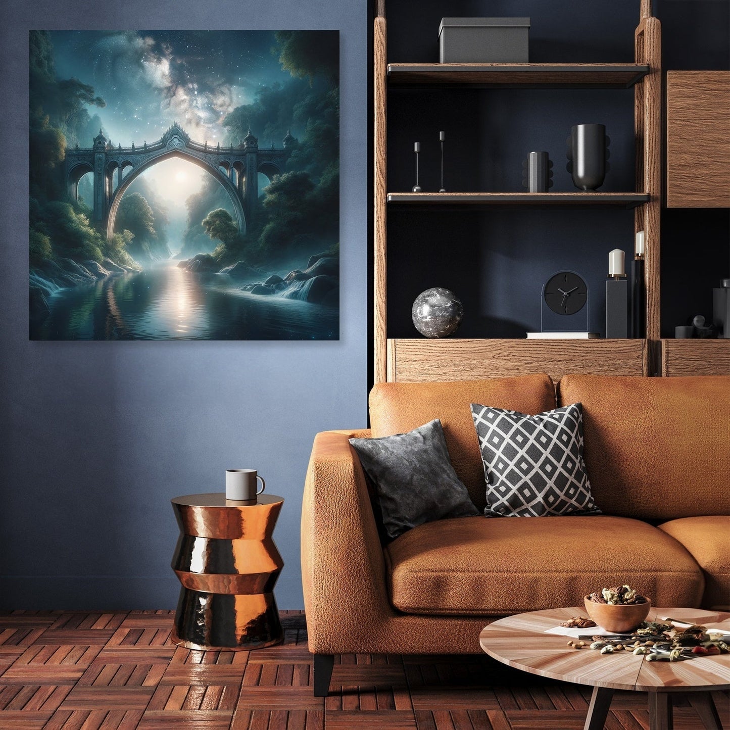 Galactic Bridge Canvas