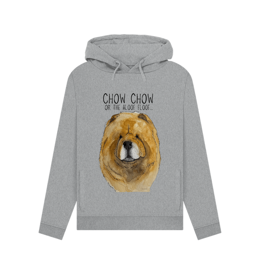 Stay Warm & Fluffy: Red Chow Chow Women's Hoodie