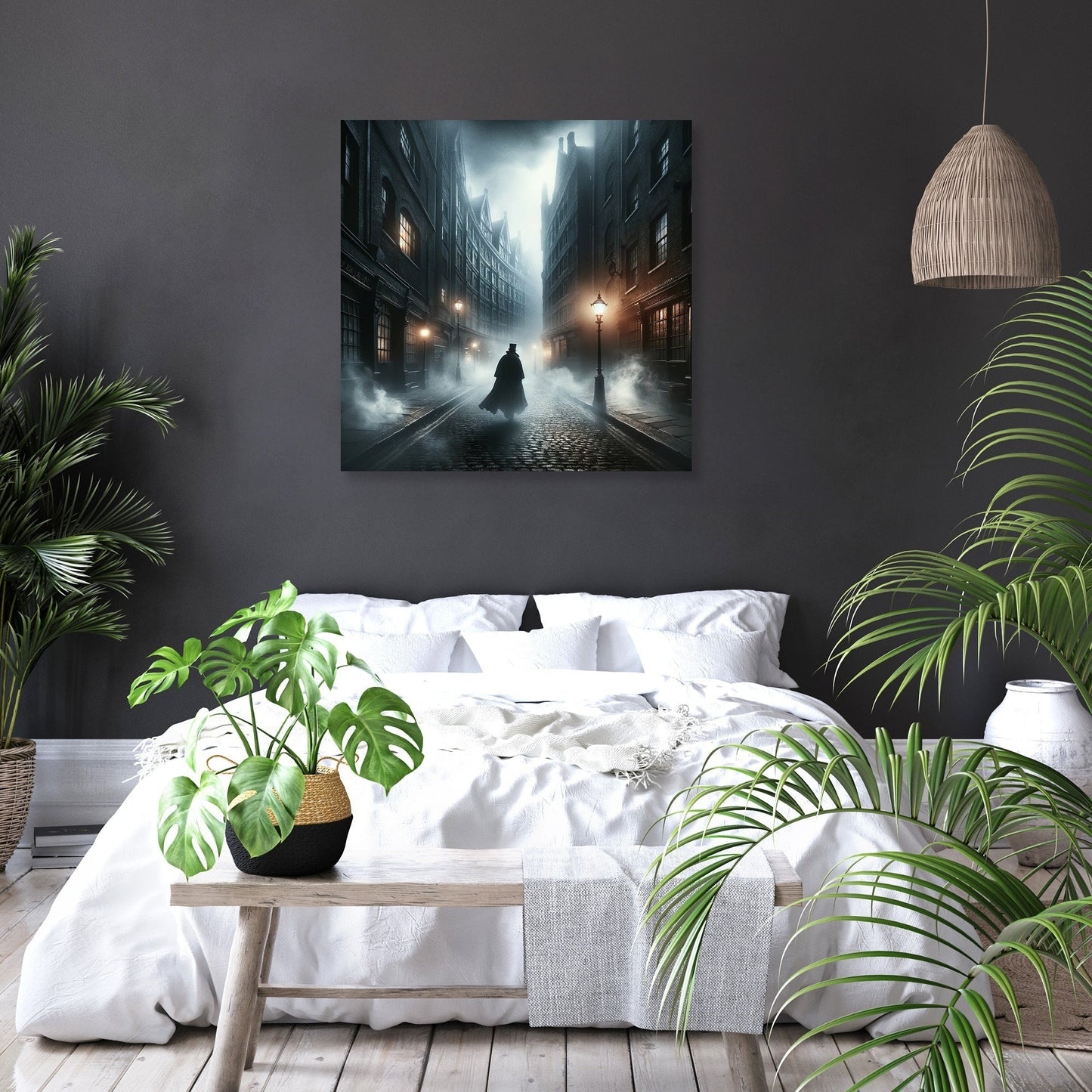Mr. Hyde's London Nocturne Canvas