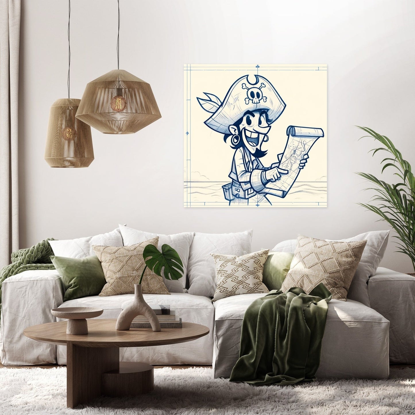 Cheeky Pirate Quest Canvas