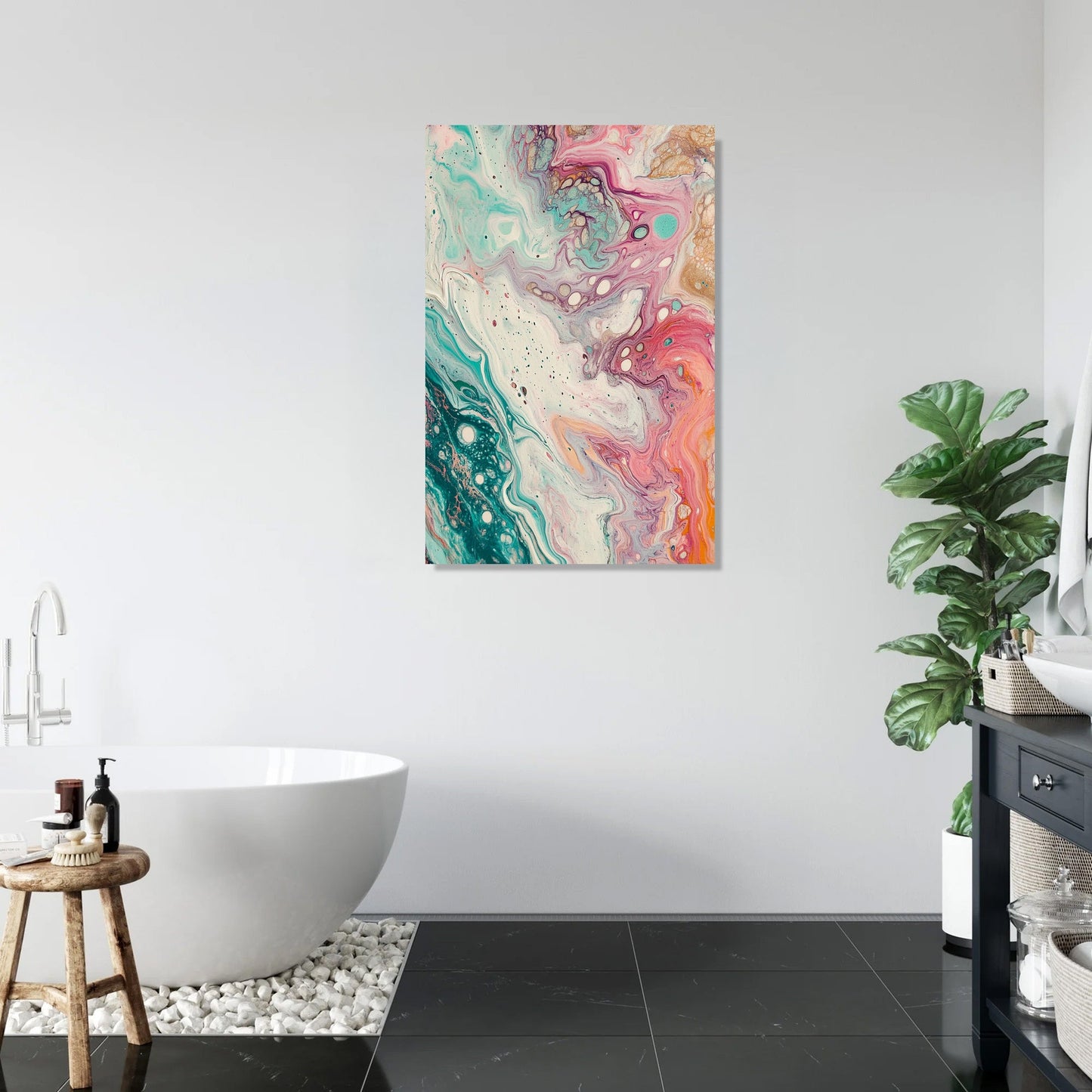 Turquoise Reverie Canvas