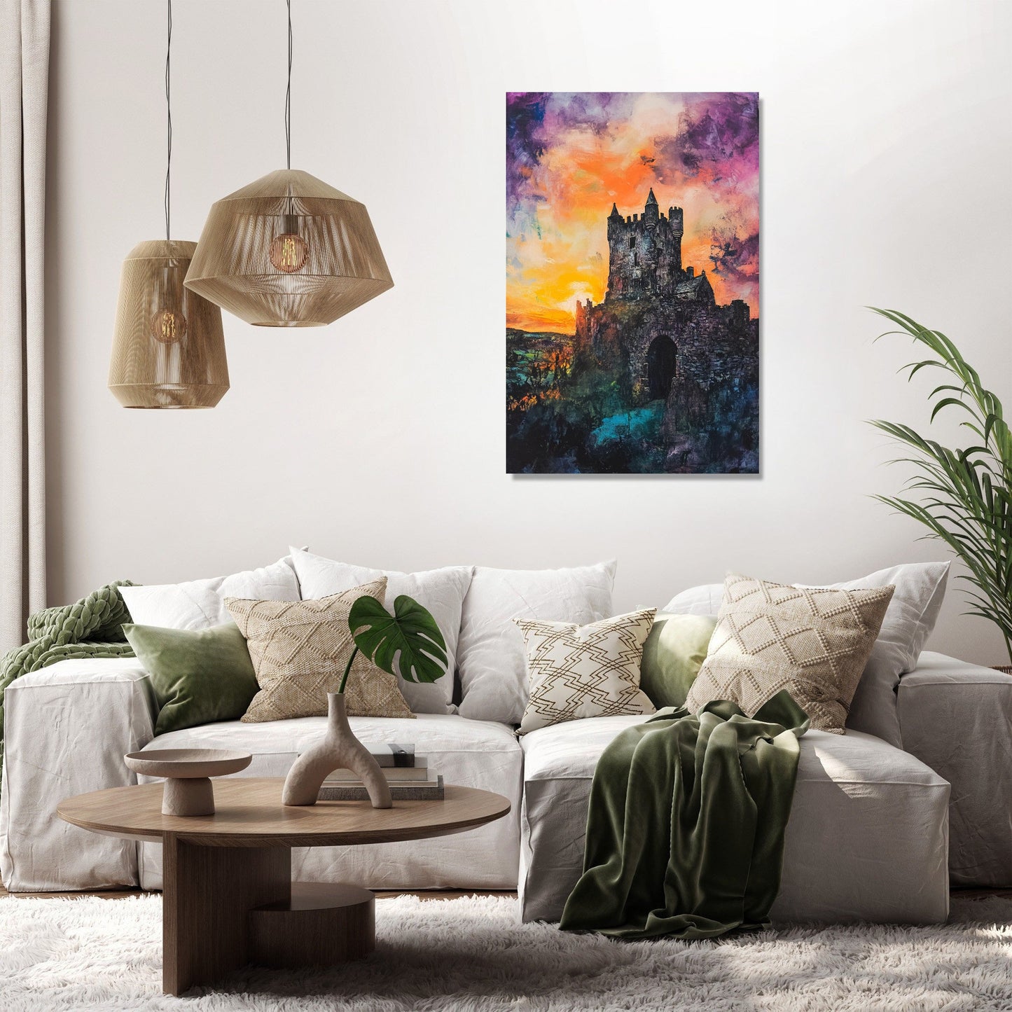 Blarney Castle Sunset Canvas