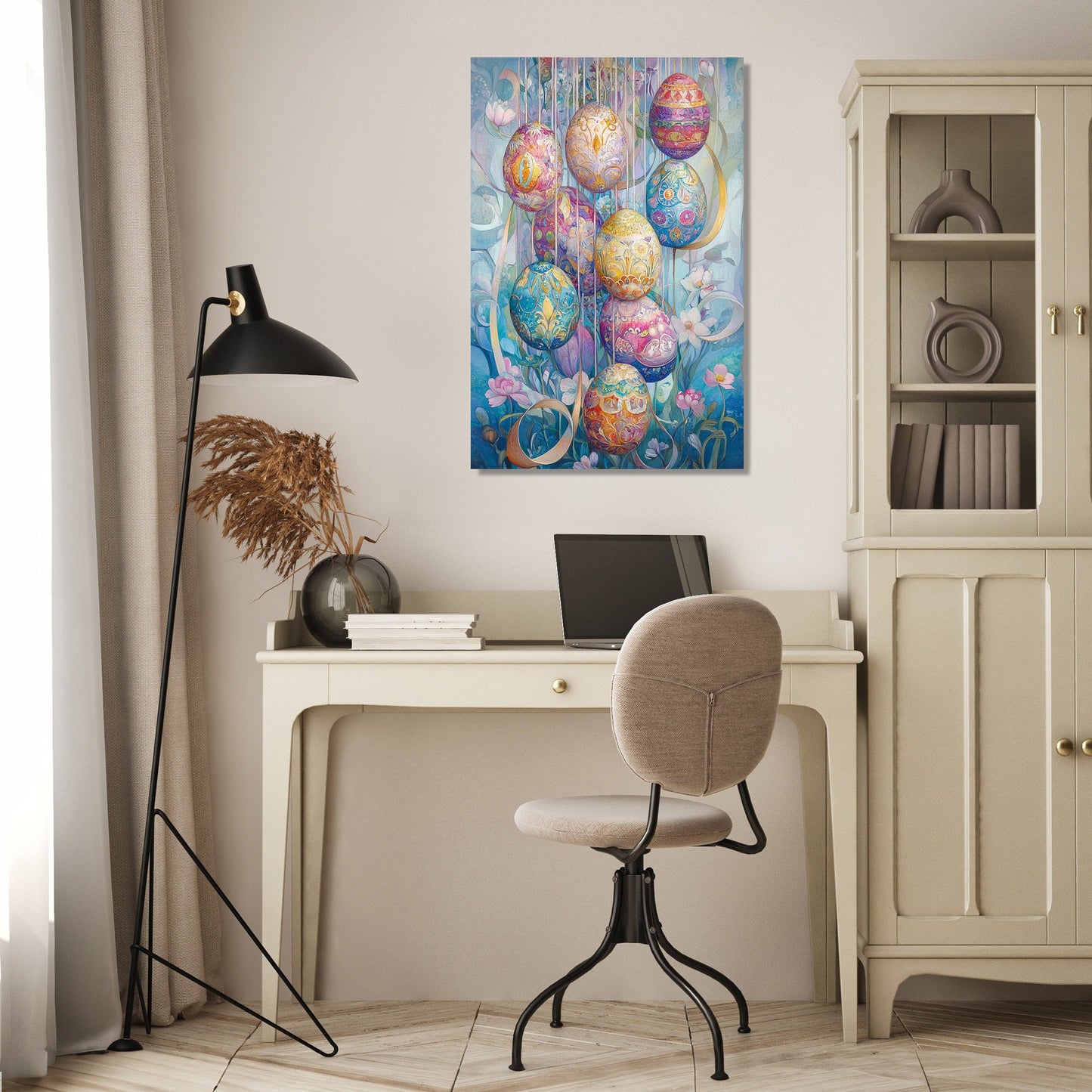 Cascading Easter Egg Canvas
