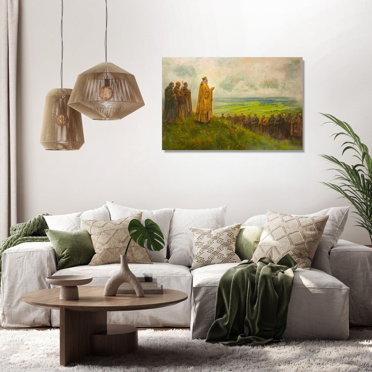 Saint Patrick’s Preaching Canvas