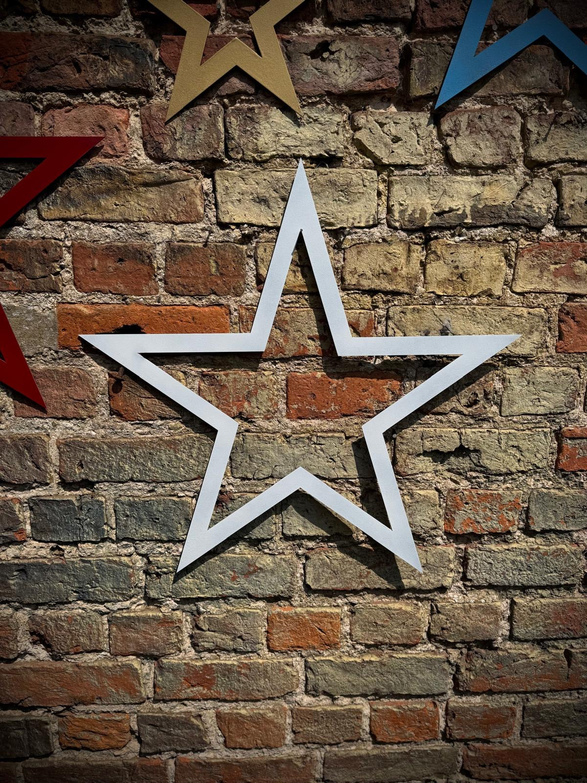 Rustic Metal Star Garden Decoration