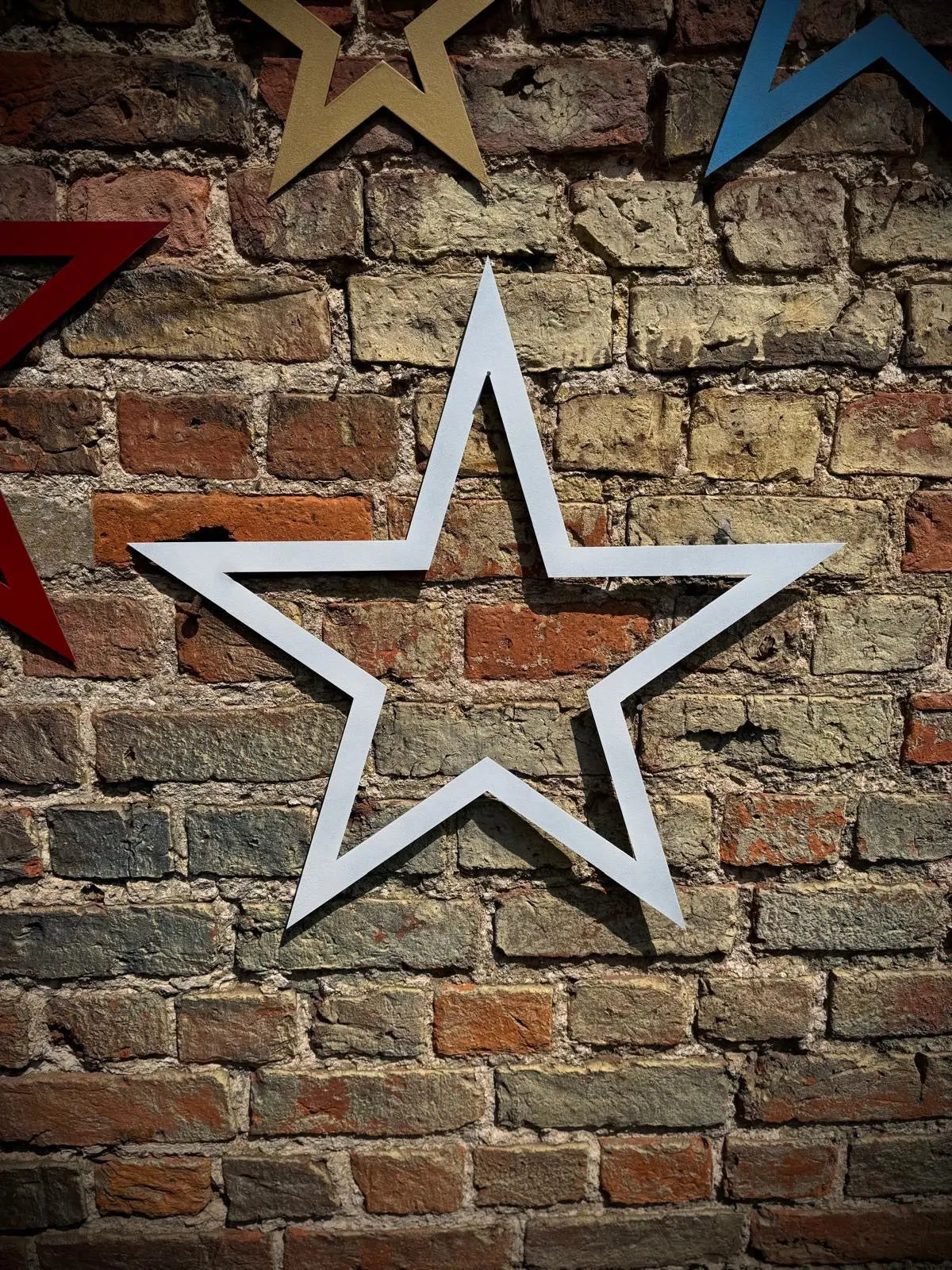 Rustic Metal Star Garden Decoration