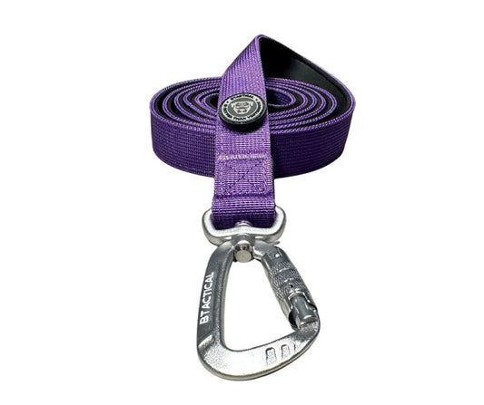 Nylon BTactical™ Carabiner Clip Lead | Lavender Purple