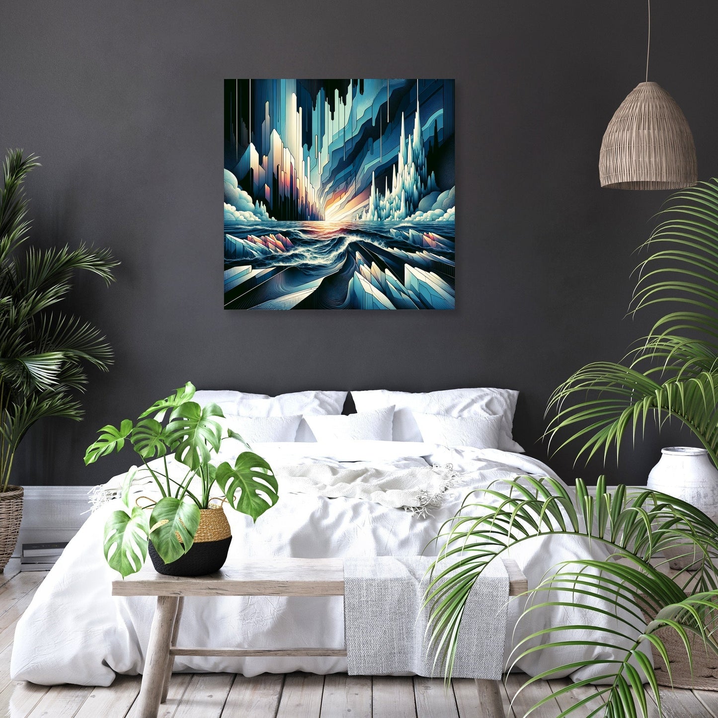Frozen Waters Canvas