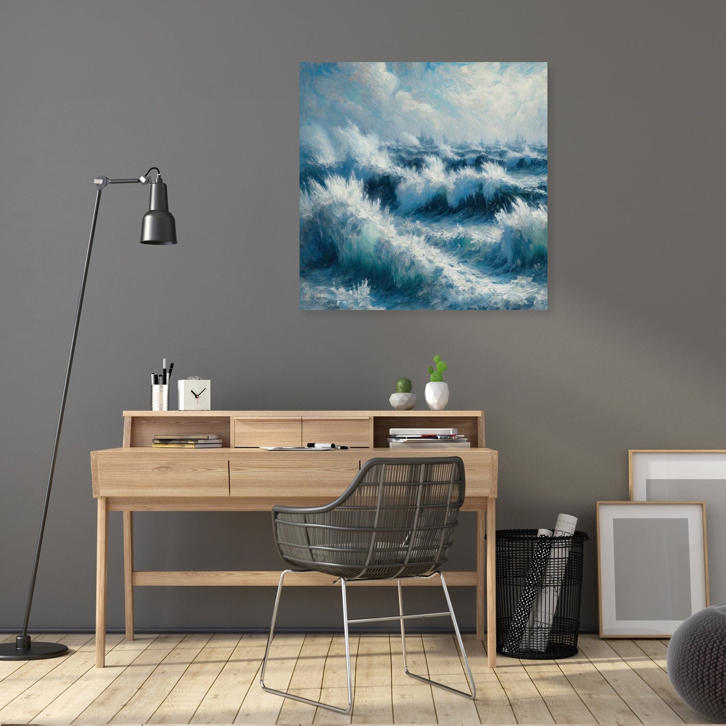 Frozen Waves Canvas