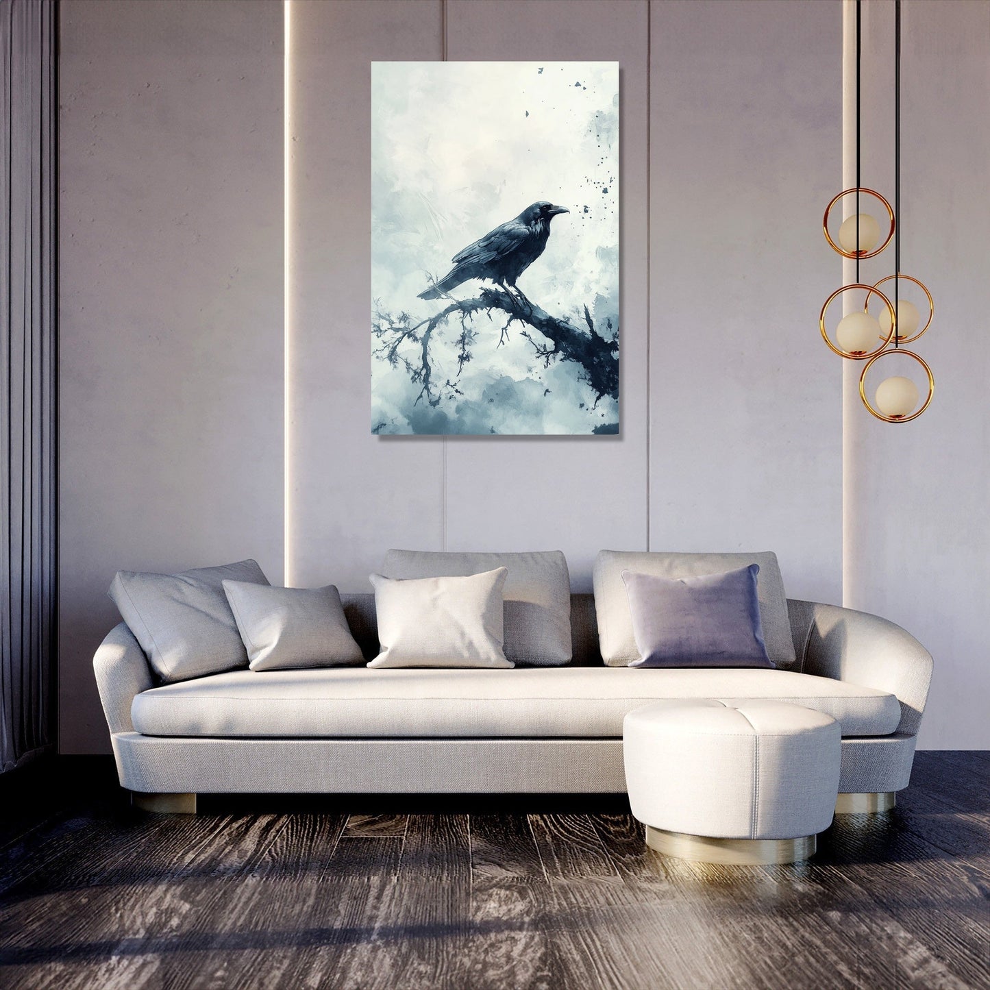 Raven's Mystery Canvas