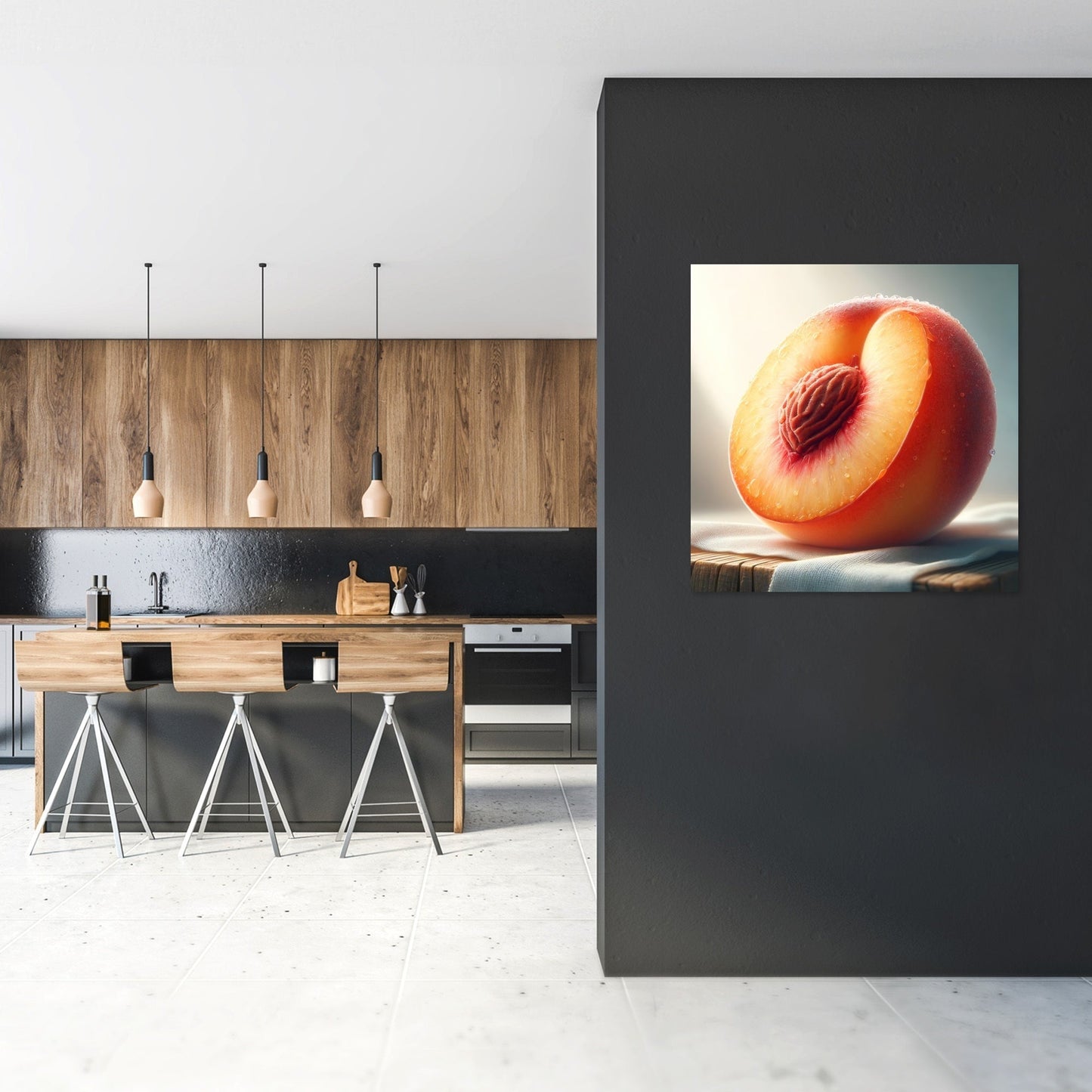 Fresh Peach Delight Canvas