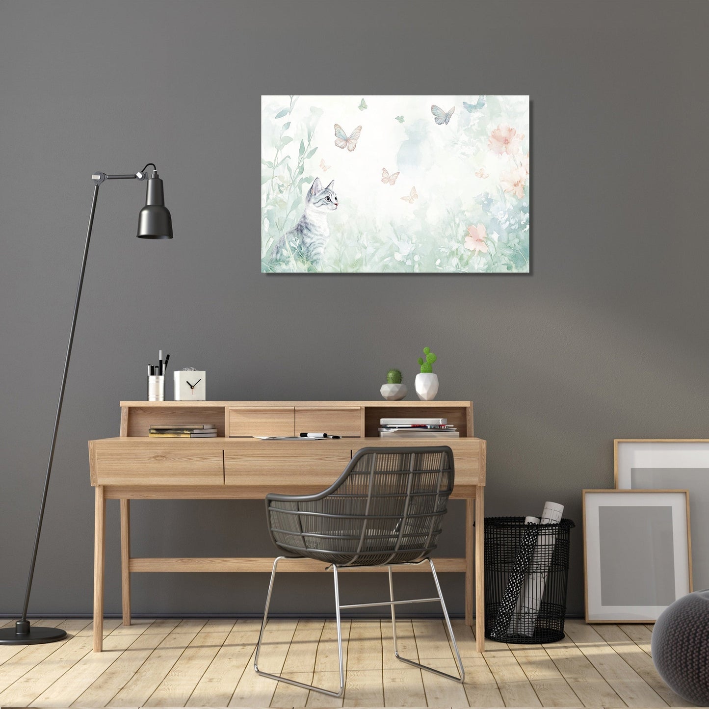 Butterfly Watcher Canvas