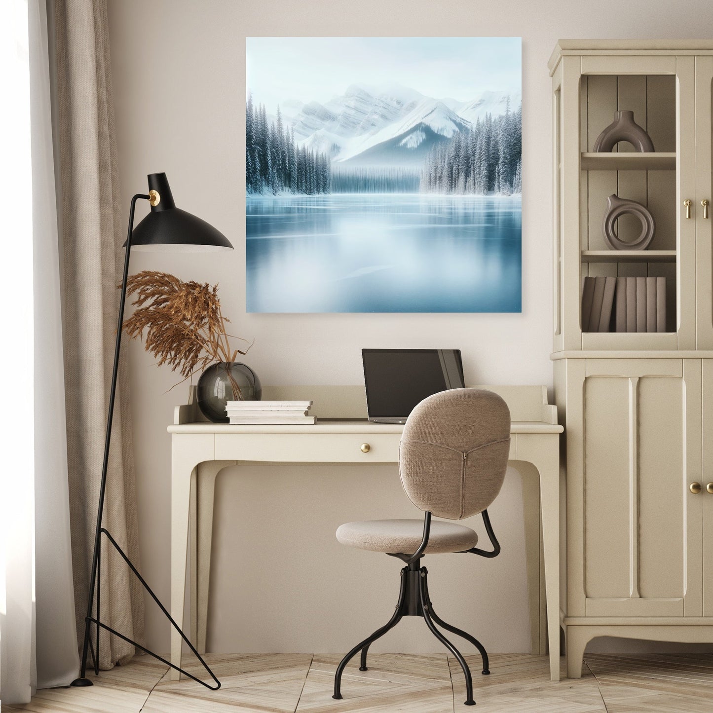 Winter Lake Canvas