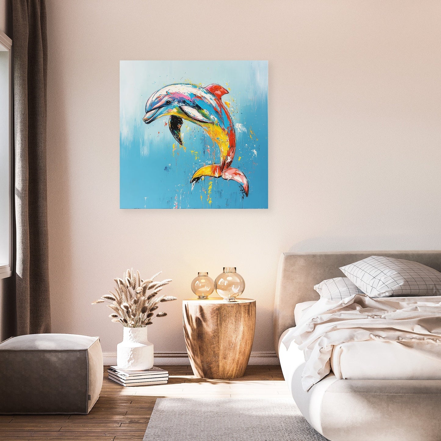 Dolphin's Dance Canvas