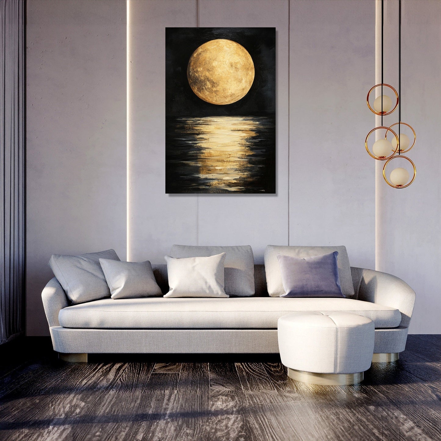 Moonlit Serenity Expression Canvas