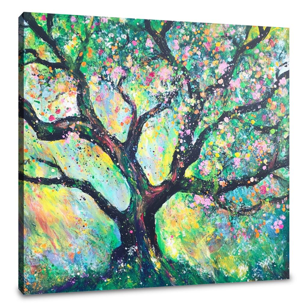 Blossoming Tree of Life Canvas