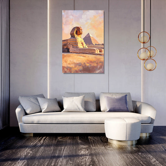 Giza Sunrise Canvas