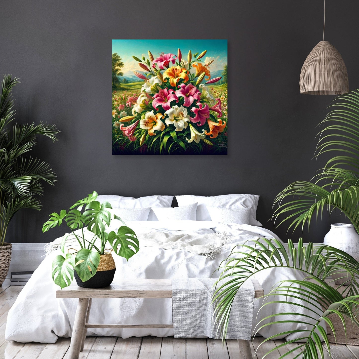 Eternal Lilies Canvas