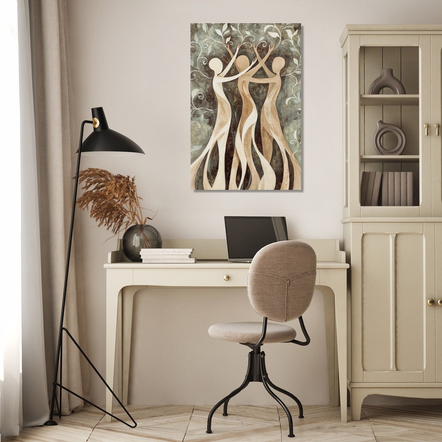 Flowing Yoga Poses Canvas