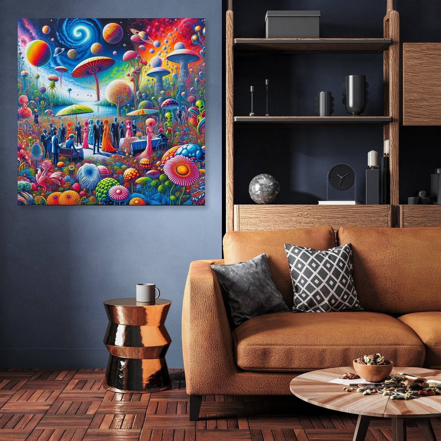 Galactic Garden Gala Canvas