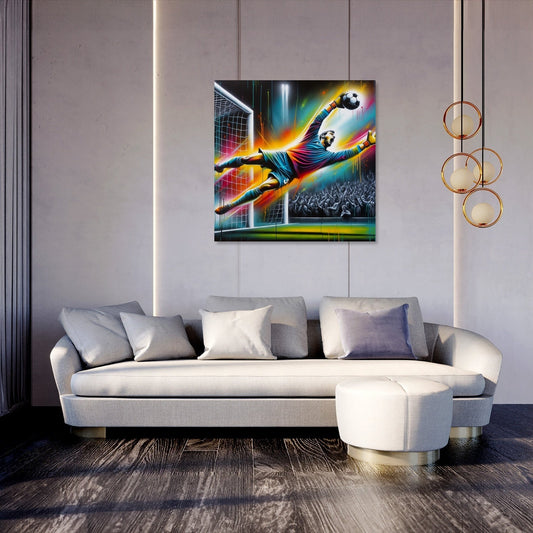 Goalkeeper's Triumph Canvas