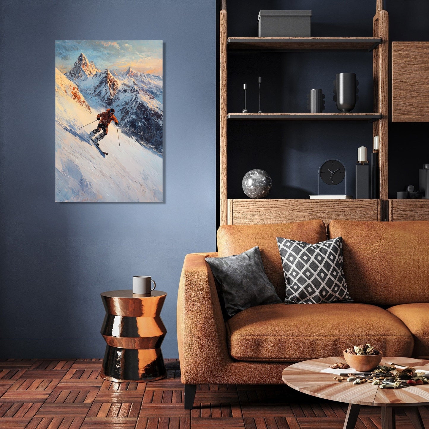 Alpine Adventure Golden Canvas
