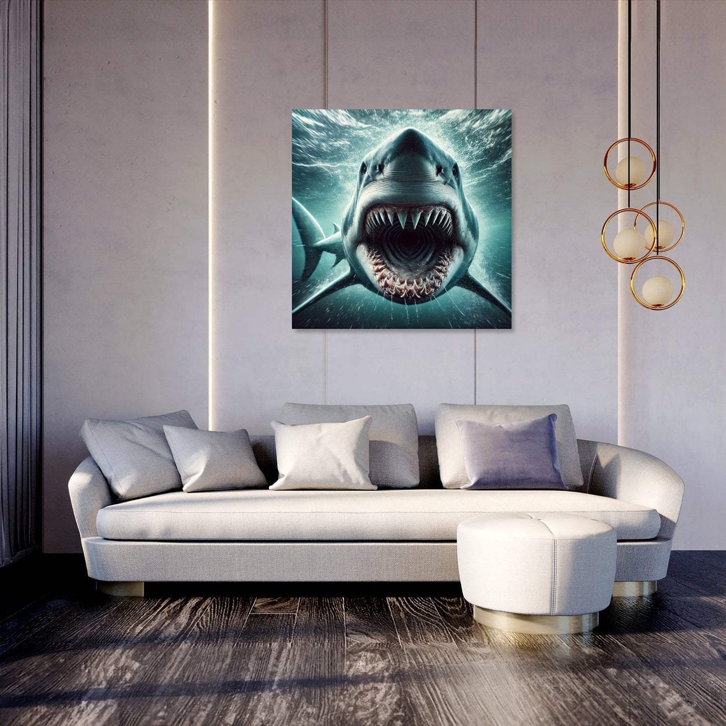 Predatory Abyss Canvas