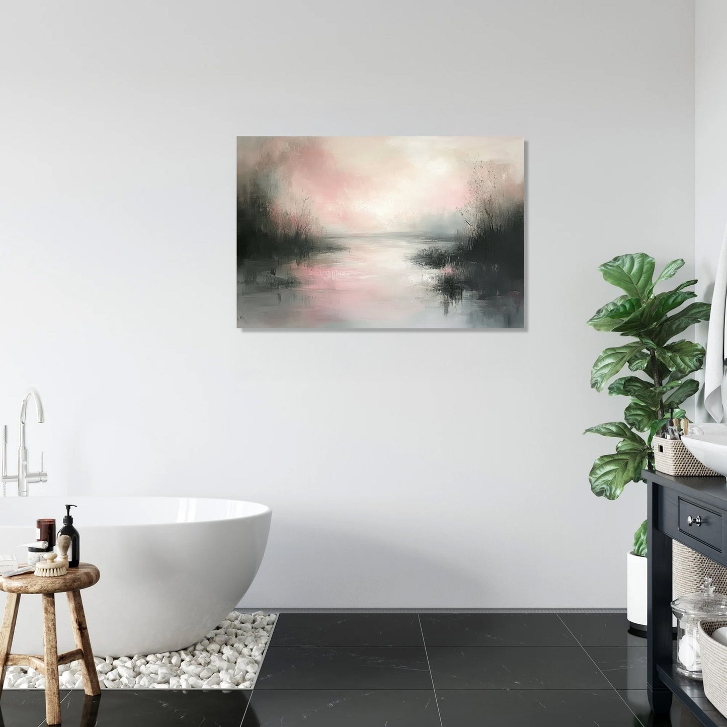 Blush Horizon Canvas