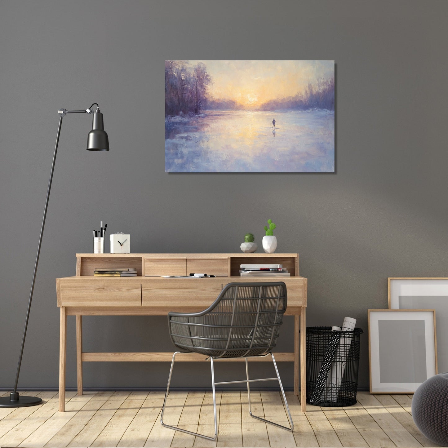Sunset Skater Canvas